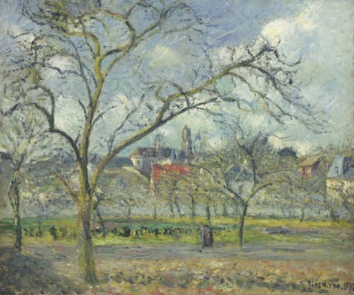 Orchard in Saint-Ouen-l’Aumône in Winter