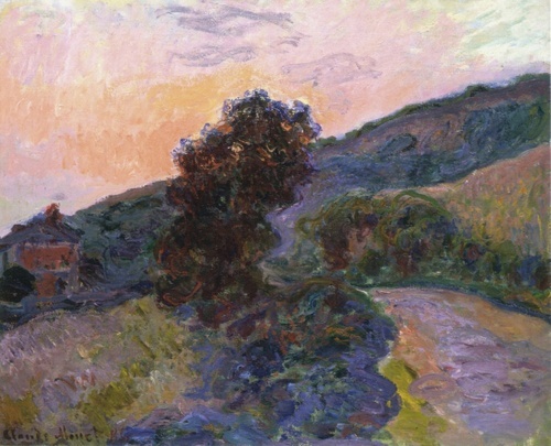 Západ slunce v Giverny