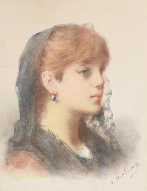Head of a Young Woman