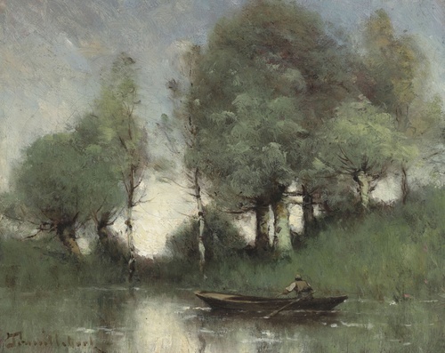The Ferryman on the Pond