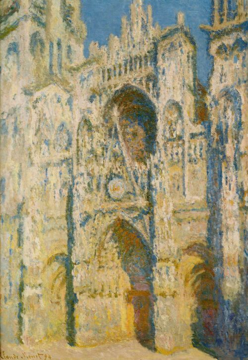 Rouen Cathedral, the Portal and the Tower in the Sun