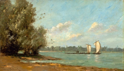 Sailboats on the River