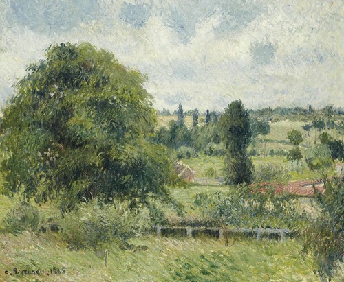 The Walnut Tree in the Meadow, Eragny