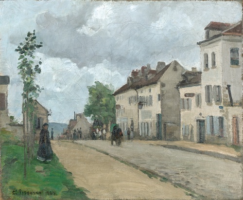 Street in Pontoise (Rue de Gisors) 1868