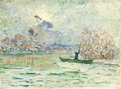 Invierno, cerca de Lavacourt