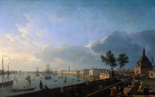 Second View of the Port of Bordeaux Taken from the Château Trompette