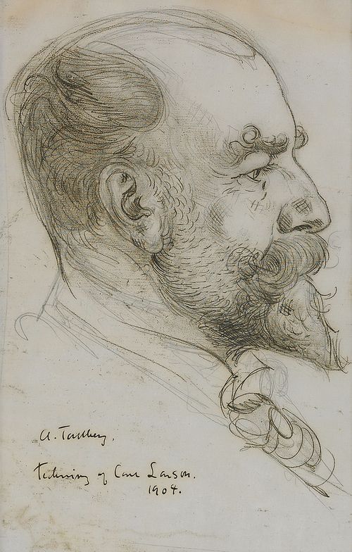 Portrait of art professor Axel Tallberg