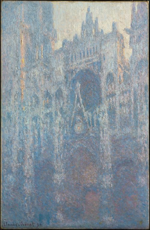 Rouen Cathedral, the Portal in Morning Light