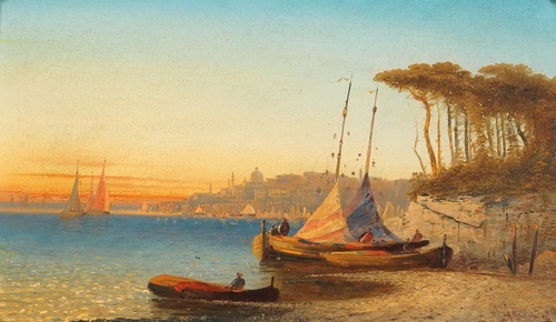 Motif at the Bay of Ischia near Naples