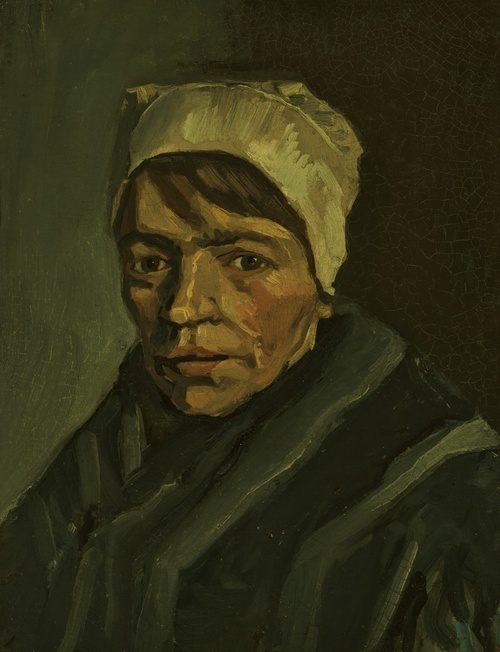 Head of a Woman with White Cap