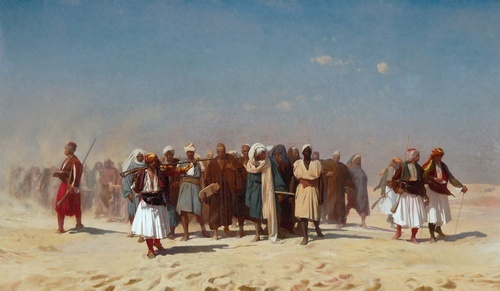 Egyptian Recruits Crossing the Desert 1857