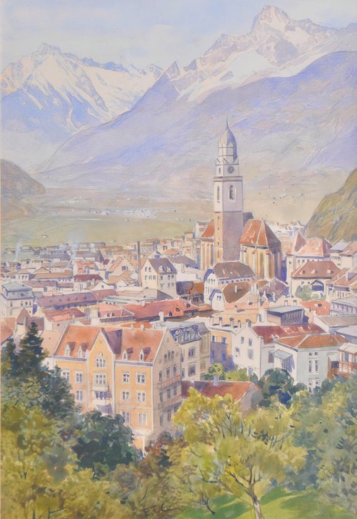 Meran 1918 Italian Town