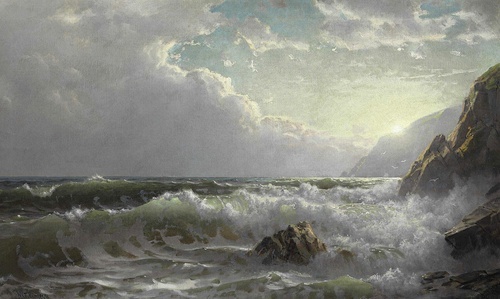 Di Lepas Pantai Cornwall 1904