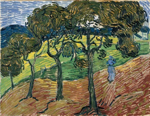 Landscape with Trees and Figures
