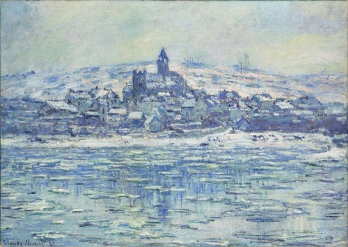 Vetheuil Manzarası, Buz Parçaları