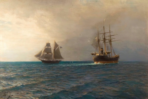 At Sea
