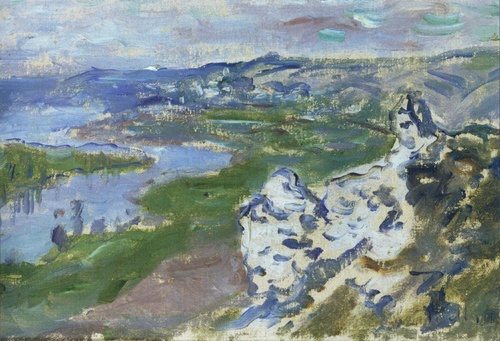 The Seine, View from Heights of Chantemesle