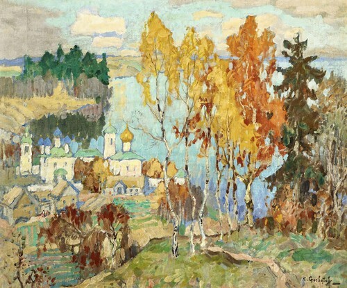 Autumn View on Church