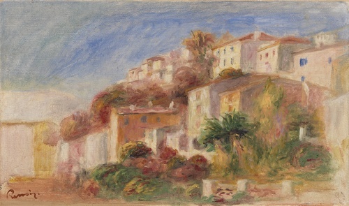 View from the Garden of the Post Office, Cagnes 1908
