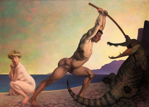 Perseus Killing the Dragon