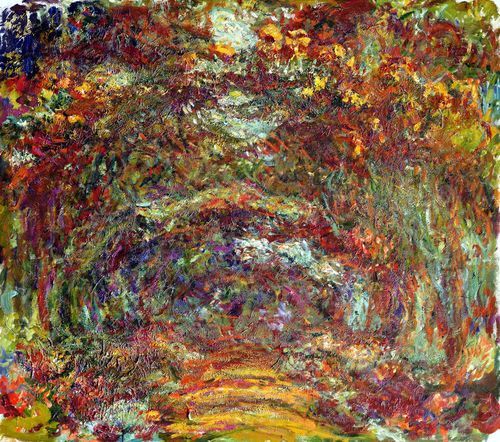 The rose-way in Giverny