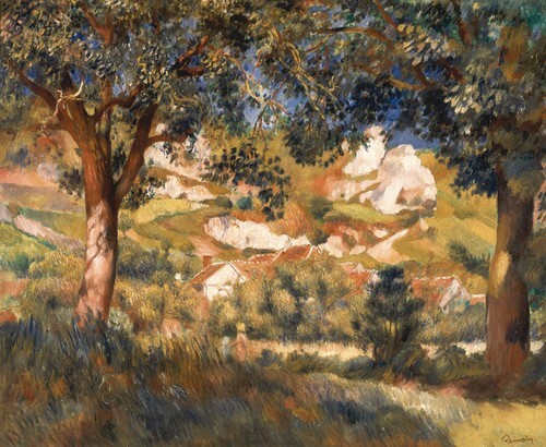 Landscape in La Roche Guyon