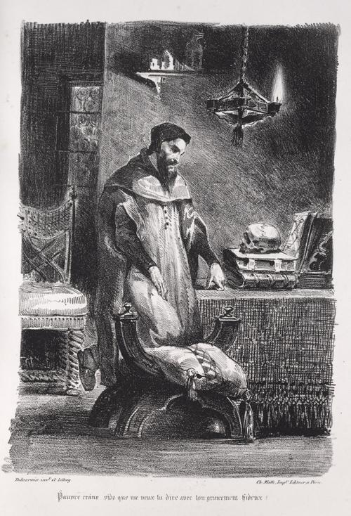 Illustrations for Faust in his dressing-room
