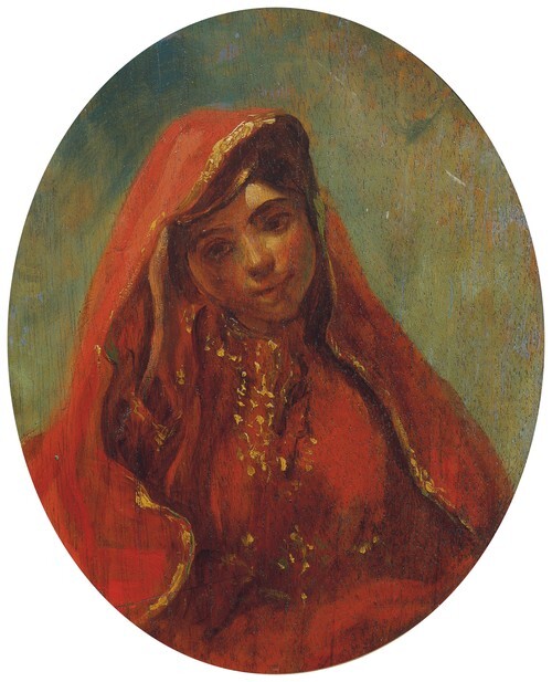 Half-Figure of a Moroccan Woman