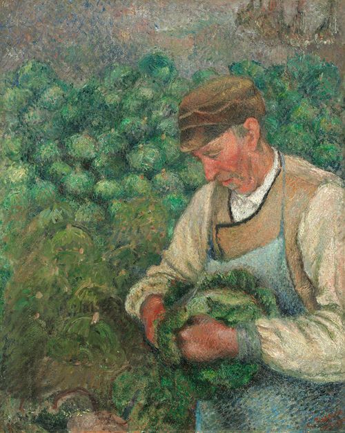 Old Peasant with Cabbage