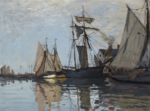 Boats in the Port of Honfleur