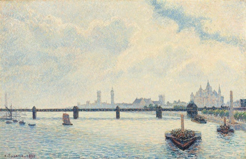 Charing Cross Bridge, London 1890