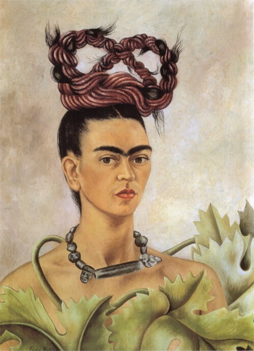 Self-Portrait with Braid