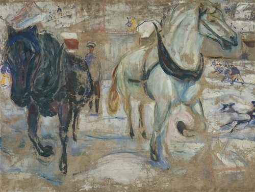 Horse Team in Snow