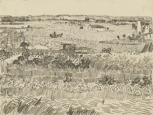 Harvest in Provence (for Émile Bernard), Mid-July 1888