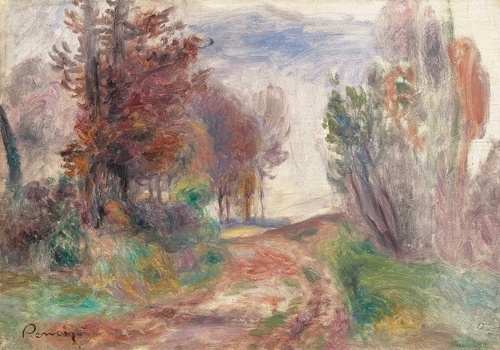 Landscape, Path at the Edge of Wood 1895