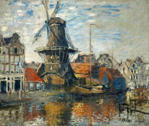 The Windmill on the Onbekende Gracht, Amsterdam