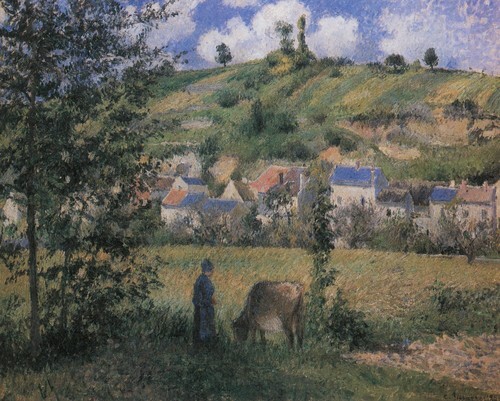 Landscape at Chaponval 1880