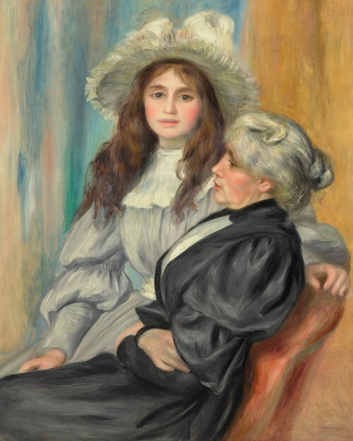 Berthe Morisot et sa fille, Julie Manet