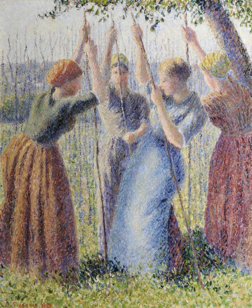 Peasants Planting Stakes