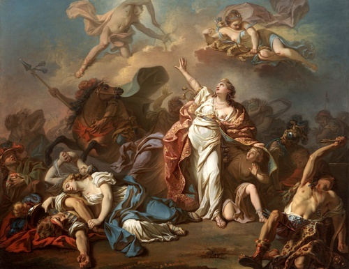 Apollo and Diana attacking the Children of Niobe
