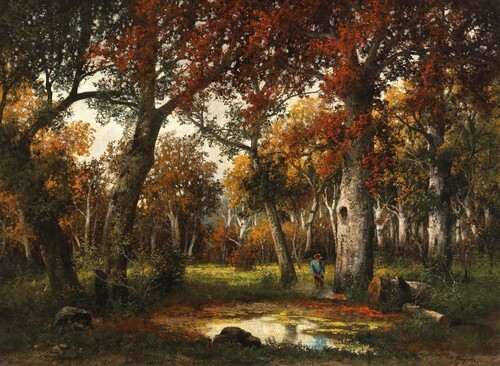 Woodworkers in the Autumn Forest