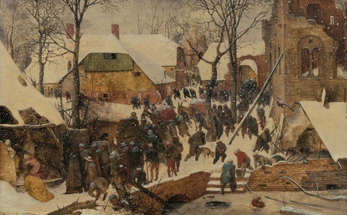 The Adoration of the Magi in the Snow