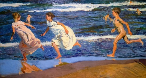 Running along the Beach, Valencia 1908