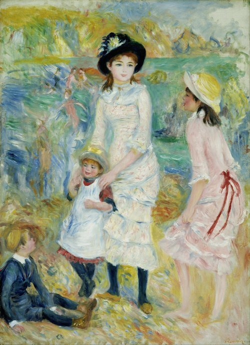 Children on the Seashore, Guernsey