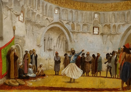 Sketch for Le derviche tourneur The Whirling Dervish