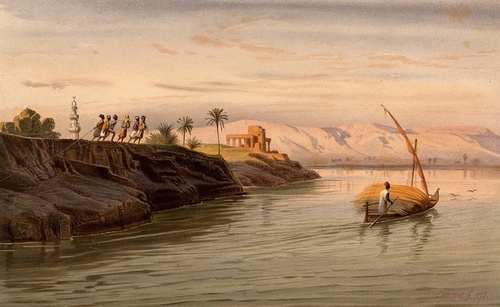 The River Nile Near Akhmim