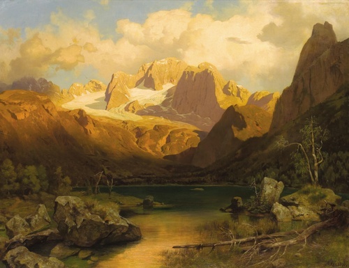View of an Alpine Mountain Top