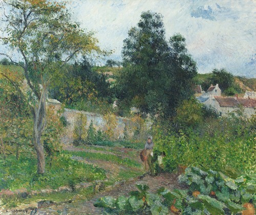Kitchen Gardens at L'Hermitage, Pontoise 1879