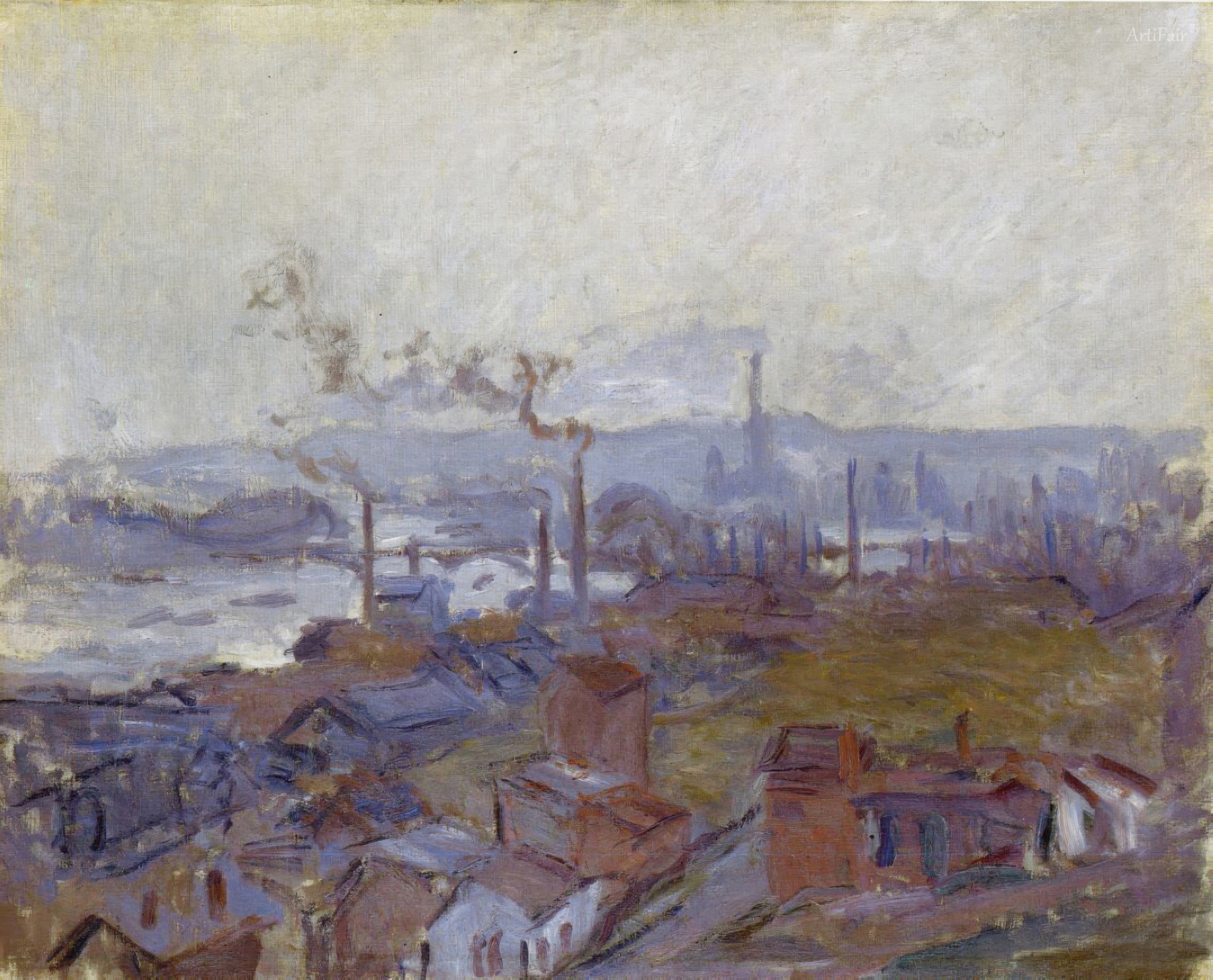 View of Rouen from the Cote Sainte-Catherine