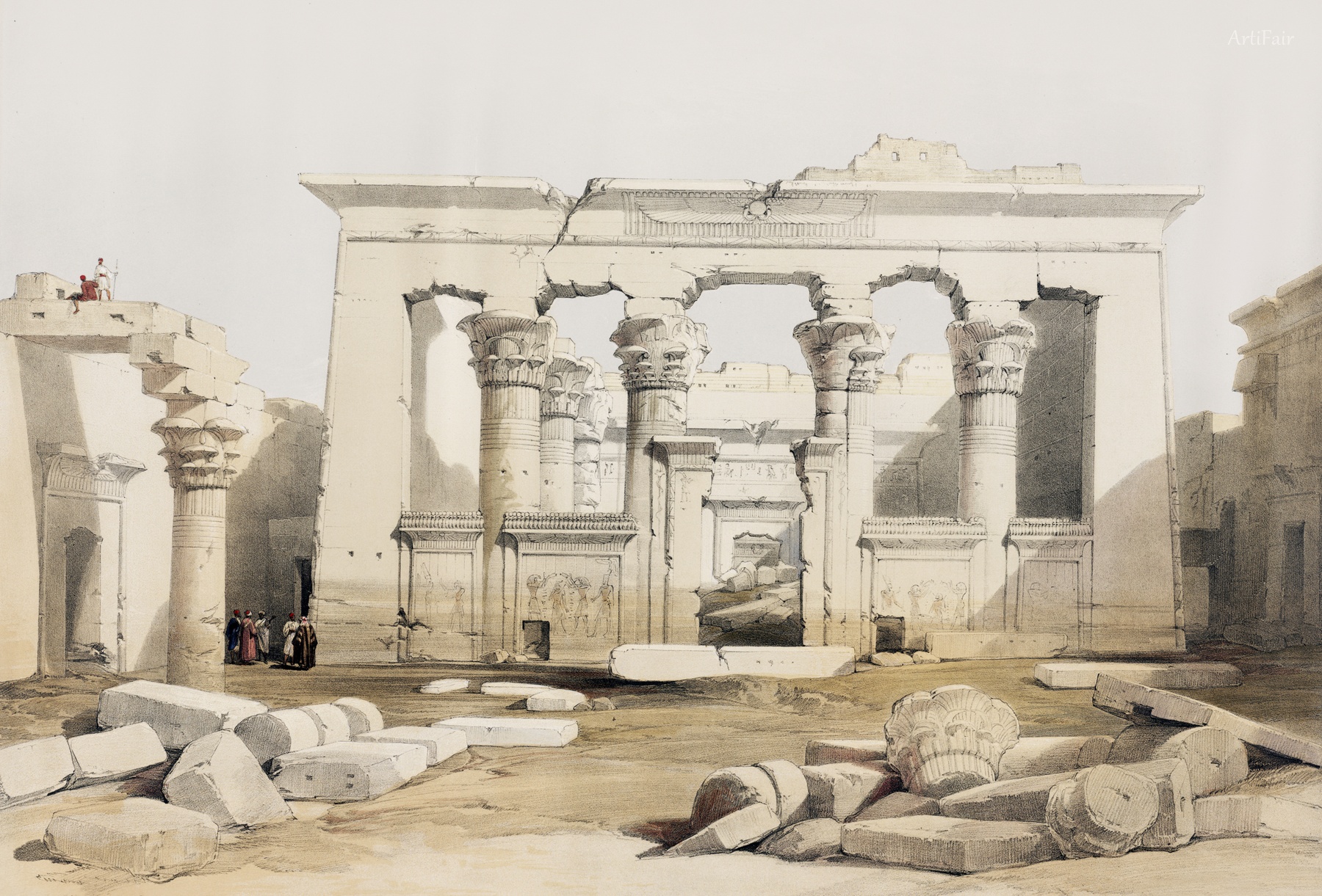 Portico of the Temple of Kalabshi